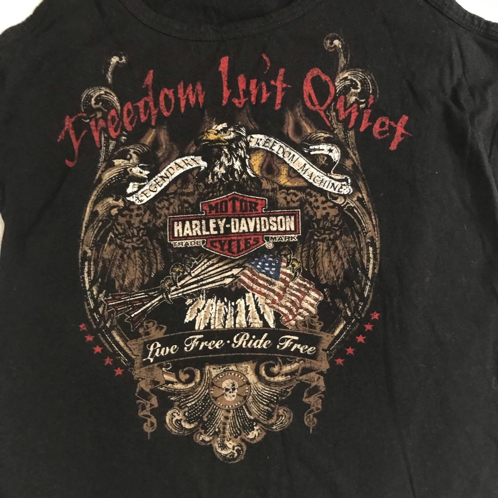Harley Davidson Racerback Tank Top - Picture 2 of 4